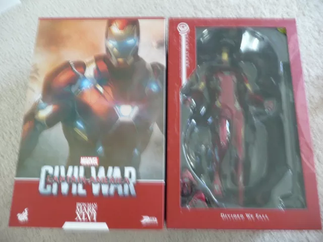 1/6 Hot Toys Civil War Iron Man Mark XLVI 46 PPS003 Action Figure Statue Marvel