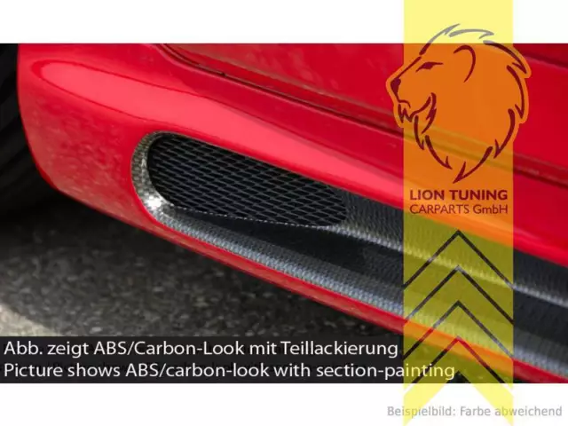 Rieger Seitenschweller für Opel Astra G Coupe Cabrio links rechts carbon optik 3