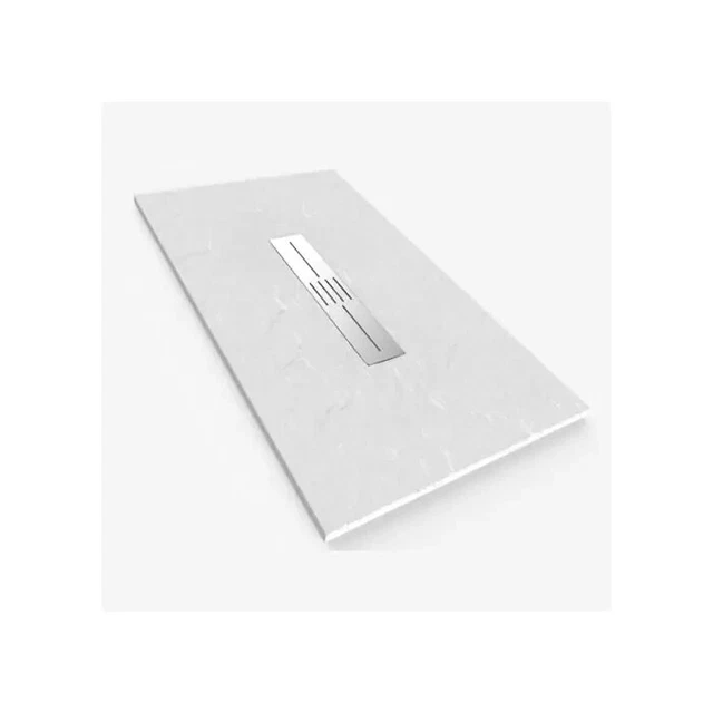 Bandeja de ducha AKW Onyx Linea - blanca - 1700x800 mm (Ver fotos)