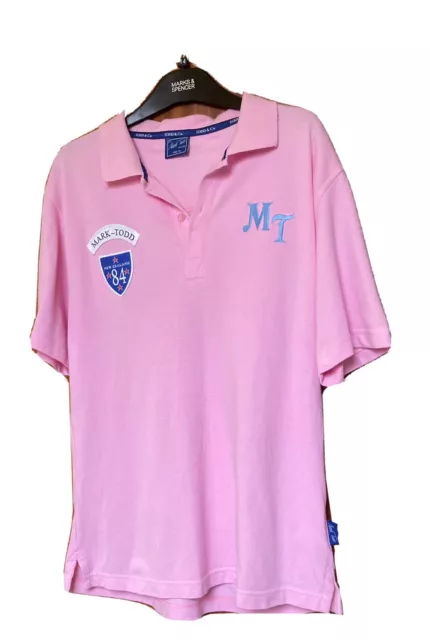 mark todd ladies pink polo top equestrian