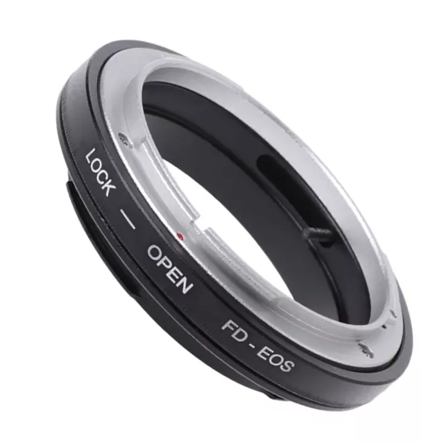 FD-EOS Adapter Ring No Glass for Canon FD Lens to EOS EF Mount Camera Set