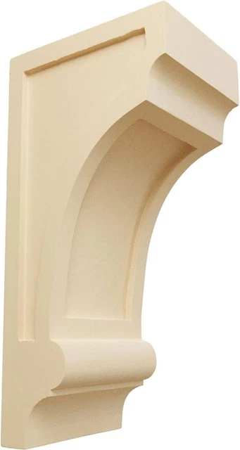 CORW06X07X14DIMA Diane Recessed Wood Corbels, 5 1/2"W X 7"D X 14"H, Maple