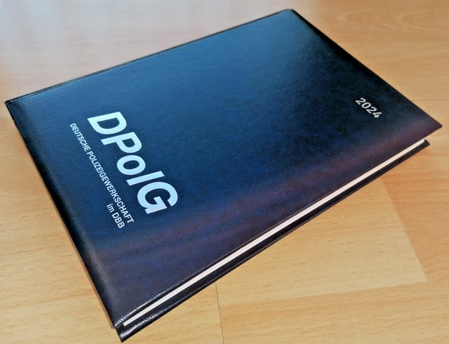 POLIZEI TIMER 2024 DPolG Kalender im Buchformat Organizer