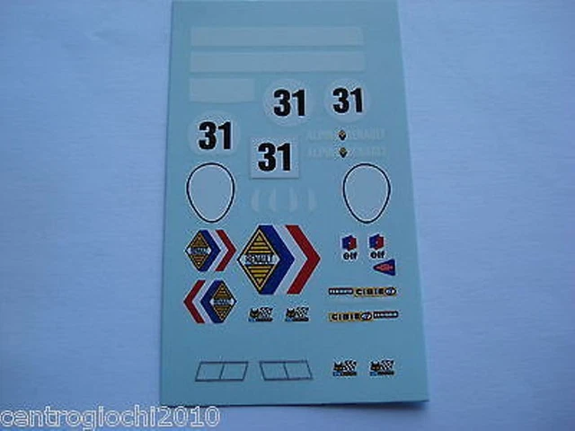Decals Ferrari 499 P Hypercar Le Mans 2023 1:32 1:43 1:24 1:18 slot decals