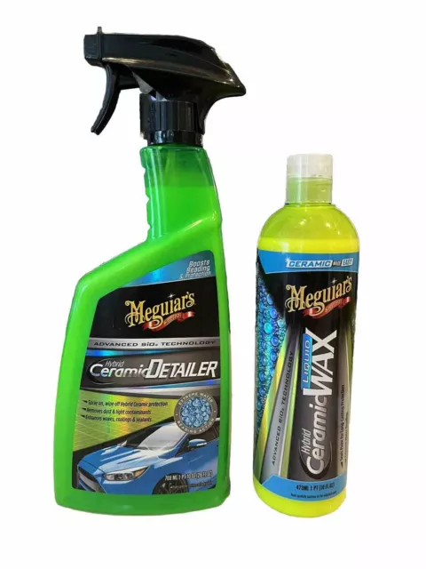 Meguiar's Hybrid Ceramic Detailer & Hybrid Ceramic Wax G200526 G200416