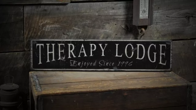 Custom Lodge or Cabin Sign - Rustic Hand Made Vintage Wooden Sign