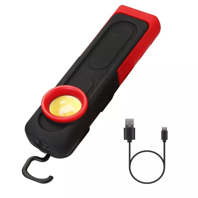 LED Flashlight Work Light Pocket Light Magnetic Flat EDC Handheld Flashlight US