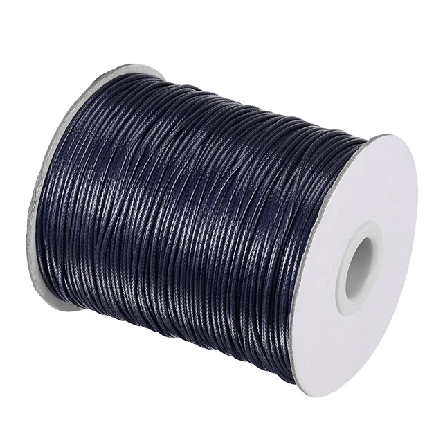 Perlenschnur Armband Weben Perlen Faden Schnur 1,2mm 158M/Rolle dunkelblau