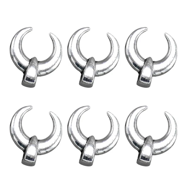 100 stücke Legierung Ox Hörner Anhänger Charme DIY Schmuckherstellung Zubehör fü 11