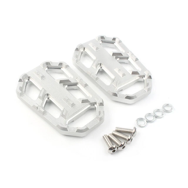 Coppia Pedali Freno Largo Grasso Moto Adatta Pedale HONDA CB500X 2015-2022 Argento