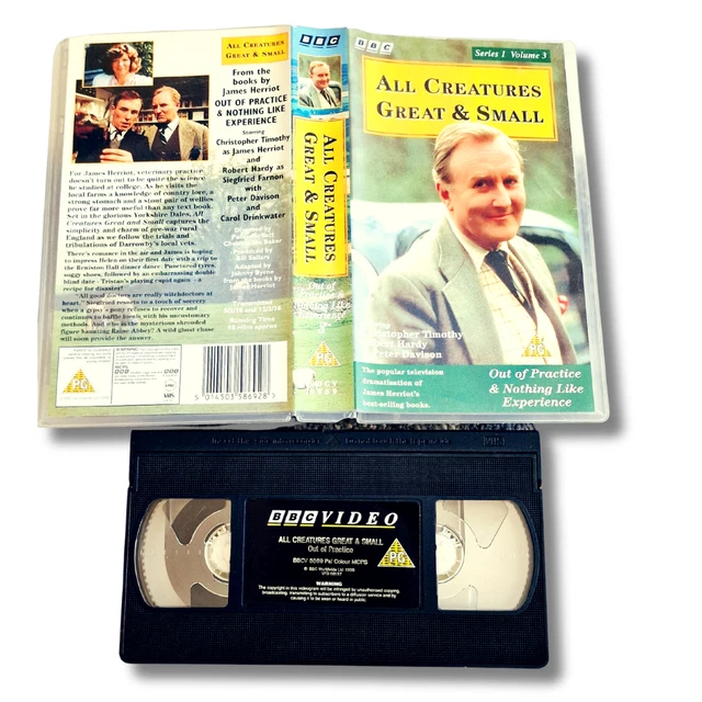 ALL CREATURES GREAT Small VHS Box Set BBC 6 Tapes 630 Min 3 50 all-creatures-great-small-vhs-box-set-bbc-6-tapes-630-min-3-50