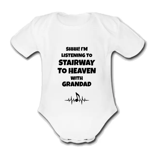 Samuel Babygrow Baby vest grow gift music custom personalised Jeymes 2