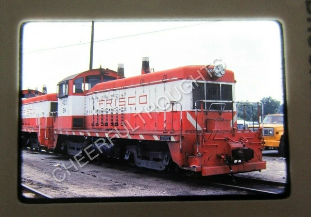 Original '82 Kodachrome Slide BN Burlington Northern 420 NW2 Ex-SLSF    33I53