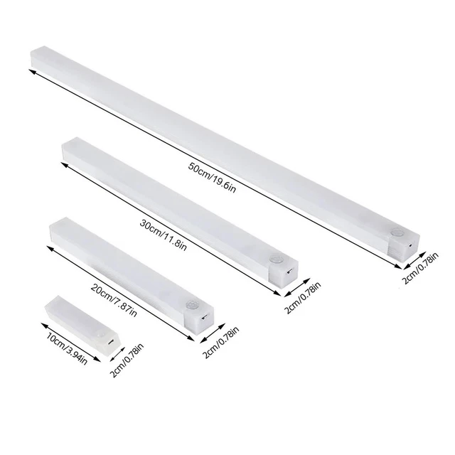 RECHARGEABLE MOTION SENSOR LED Cabinet Light USB Type-C Wireless Night ...