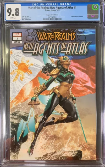 New Agents of Atlas 1 Mico Suayan Variant CGC 9.8 1st Appearance Wave 1st Print