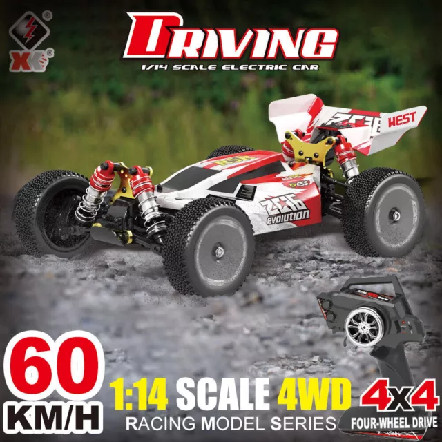 Wltoys XKS 144001 2.4G 1:14 4WD 60km/h Speed Racing Off-Road Car RTR w/Battery 3