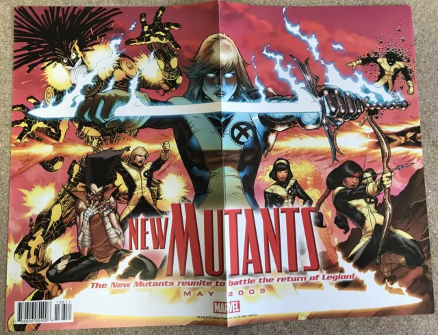 New Mutants Marvel Promo Poster (New) 2009 Legion Moonstar - Kubert X-Men