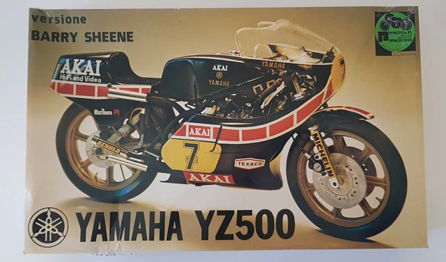 Maquette Moto PROTAR 1/9 Yamaha YZ500 Kenny Roberts, Kit à Monter, échelle 1:9