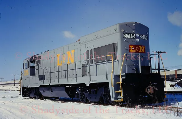 Louisville & Nashville L&N GE U23b Diesel Loco #2715 Original Slide Erie 1973