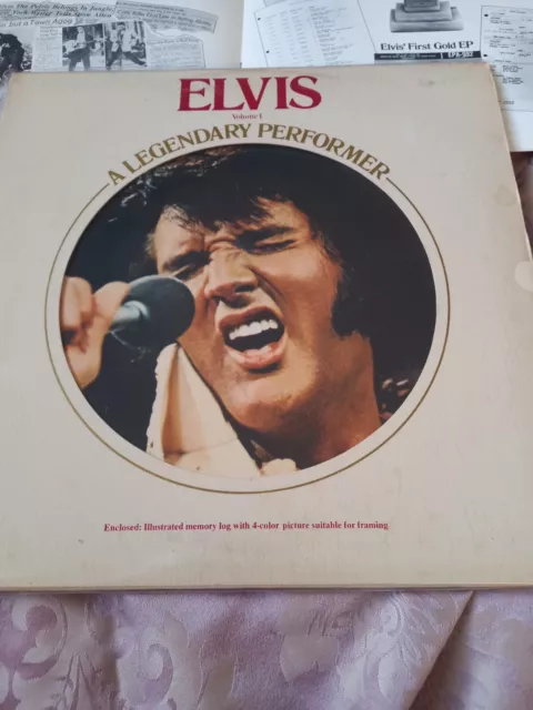 Elvis Presley - A Legendary Performer - Volume 1 - LP Vinyl Record