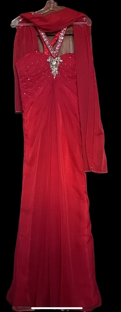 strapless open back dress Ashley Lauren 11108 Size 4 Lilac Dress Pageant V Neck main image 0
