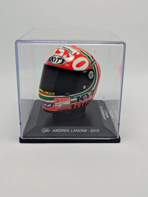Casque Moto GP 1/12 – Réplique Nicky Hayden Silverstone 2006, Fait Main
