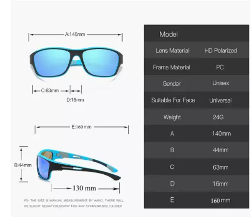 Lunettes de soleil - Lunettes Polarisées Anti-UV EFFET MIROIR Sunglasses 2