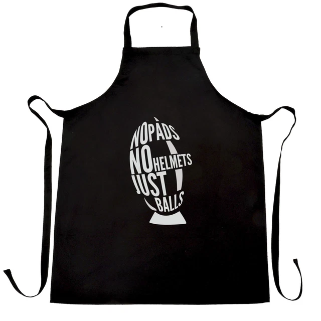 Rugby Chef's Apron No Pads, No Helmets, Just Balls Sports Six Nations