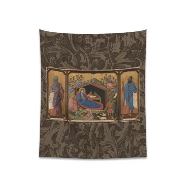 Nativity with Isaiah and Ezekiel Duccio di Buoninsegna Tapestry FREE SHIPPING