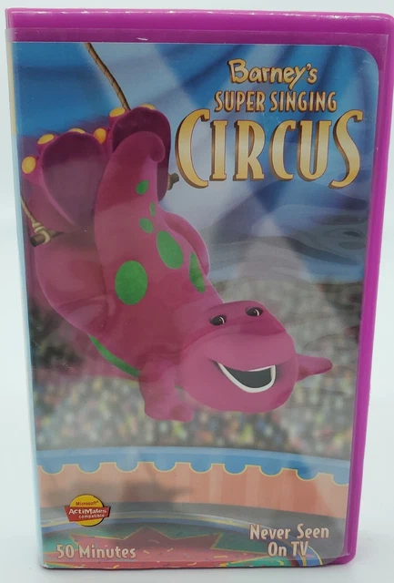 Barney S Super Singing Circus Vhs Video Tape Sing Along Song Barney Barney S Super Singing Circus Vhs Video Tape Sing Along Song Barney