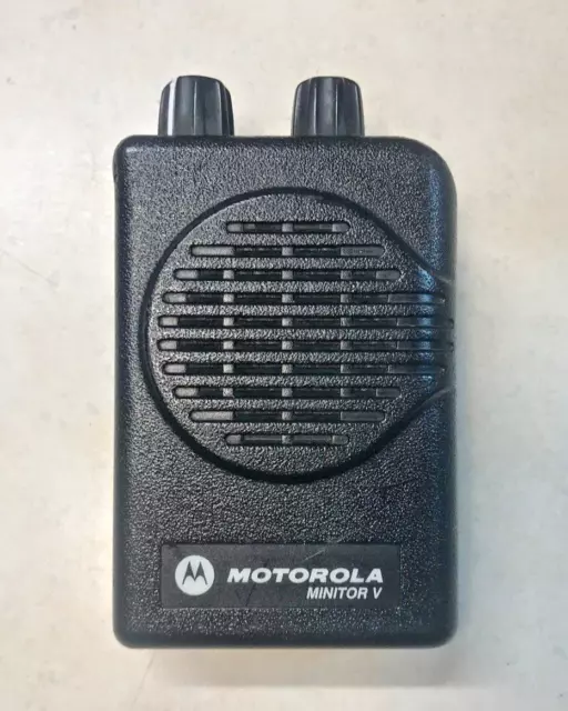 Motorola Minitor V (5) VHF 2-Channel Pager 151-158.9975 MHz + Free Programming