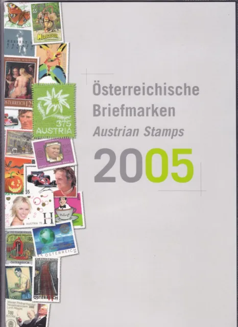 Österreich-Jahresmappe Post 2005 TOP postfrisch**MNH siehe 7 Bilder
