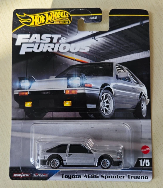 HOT WHEELS PREMIUM 2024 Fast & Furious 1 Toyota Ae86 Sprinter Trueno