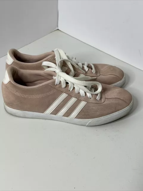 ADIDAS WOMENS COURTSET CG5818 Pink White Running Shoes Sneakers Size 7.5 20.20 PicClick