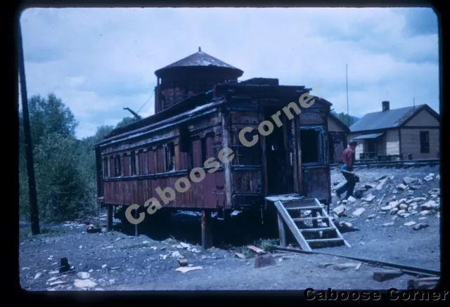 Hesperus CO Old RGS Passenger Car June 4, 1951 KODACHROME DUPLICATE SLIDE