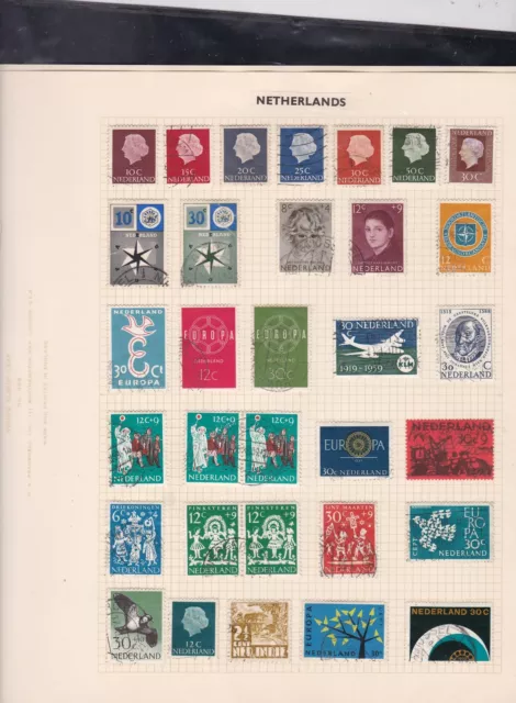 netherlands stamps page ref 17339