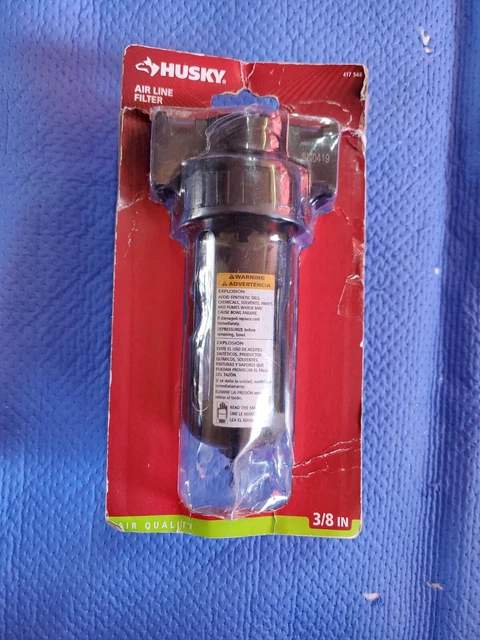 HUSKY 3 8 IN Standard Poly Bowl Airline Filter 417548 22.99