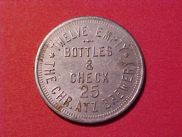 Christian Atz 12 Empty Bottles Brewery Token Egg Harbor City Nj