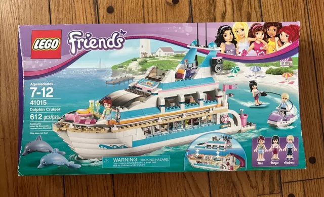 *NEW* Lego 41015 Friends DOLPHIN CRUISER Ship Boat Mia Maya Andrew *RETIRED* *NEW* Lego 41015 Friends DOLPHIN CRUISER Ship Boat Mia Maya Andrew *RETIRED*