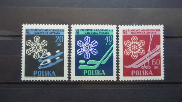 Polen 1956 / Kat. Fischer Nr. 812 - 814  Postfrisch / MNH (**)