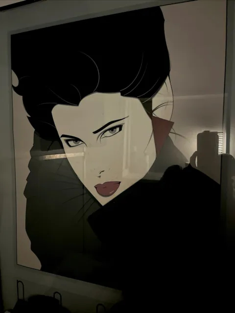 1985 Patrick Nagel Poster L.A. Gallery In The Courtyard Mirage Edition NC7 Dumas