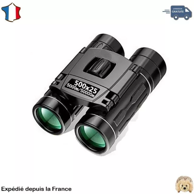 Jumelles HD - Longue distance 5000m - BAK4 - IPX6 - Noir/ Black