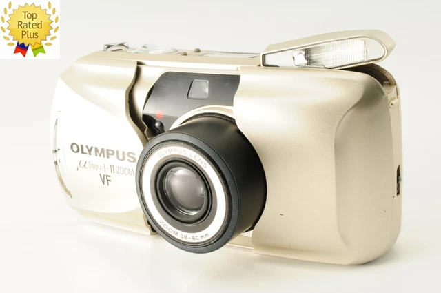 OLYMPUS MJU-II ZOOM VF Point& Shoot 35mm Film Camera【N.MINT+