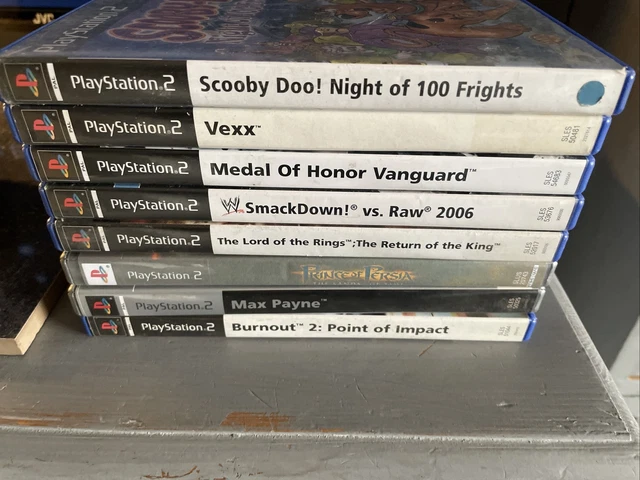 ps2 playstation 2 games bundle X 8 - WORKING GAMES &  7 X Manuals