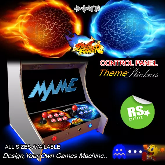 Arcade Control Panel Artwork Stickers Graphics / Laminated  Tron + More