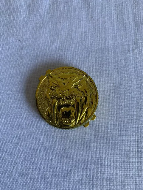 1991 BANDAI POWER Ranger saber tooth tiger gold coin $8.00 - PicClick