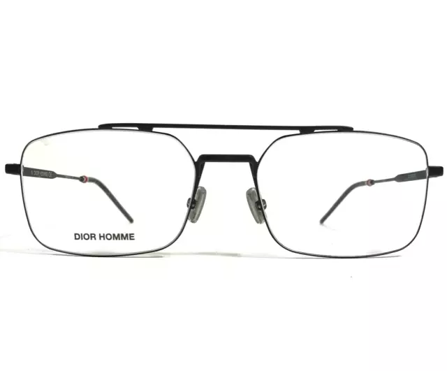 Christian Dior Homme DIOR0230 003 Eyeglasses Frames Matte Black Square 55-18-150