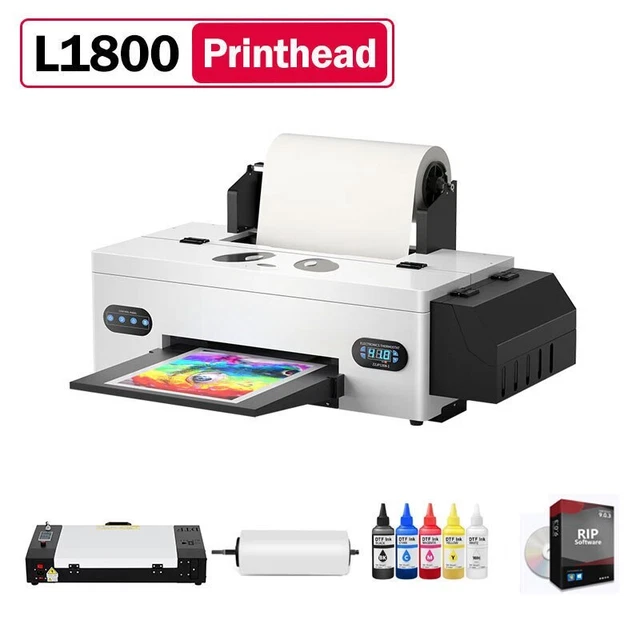 Impresora de transferencia estable A3 L1800 Dtf de alta calidad para camisetas, sudadera con capucha, telas