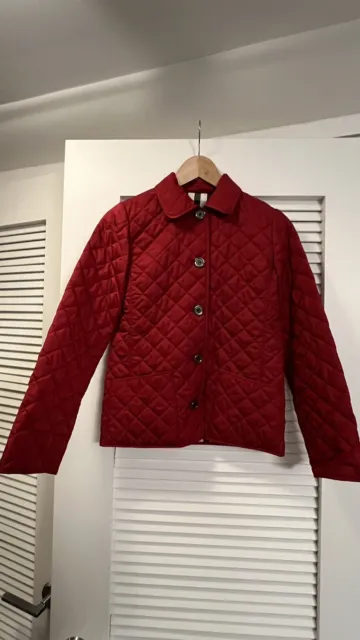 Burberry Unisex Nova Check  Children Jacket 12 year Red