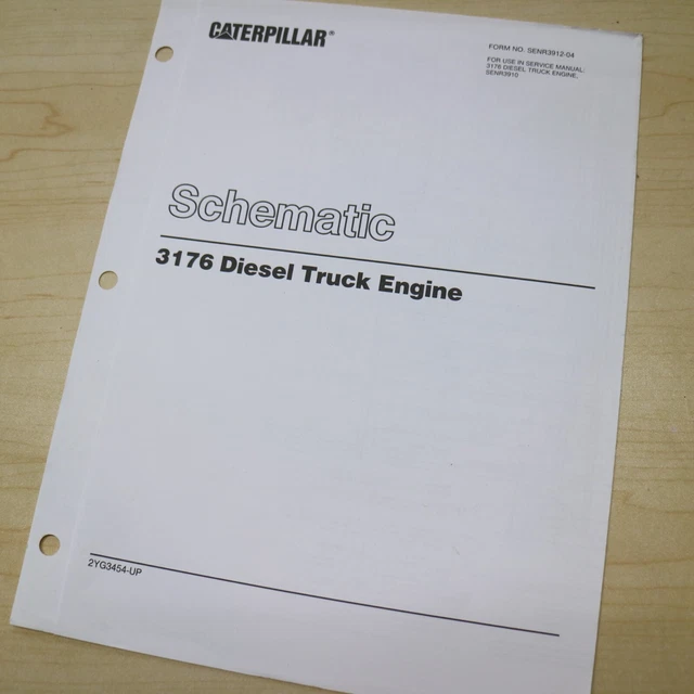 CATERPILLAR 3176 TRUCK Engine Electrical Wiring Diagram Schematic